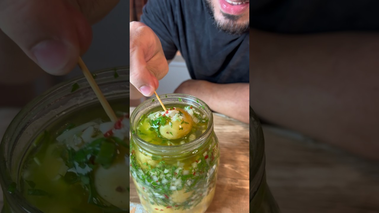 Batatinha em Conserva #receitas