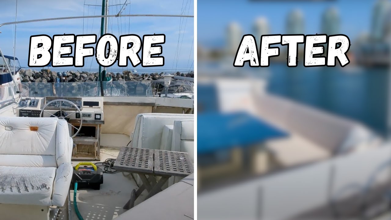 From Wreck to Modern Yacht Rebuild START TO FINISH | Timelapse