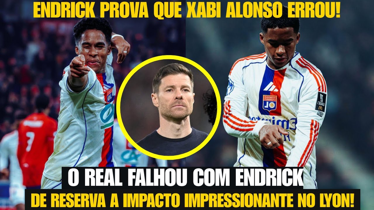 ENDRICK PROVA QUE XABI ALONSO ERROU!