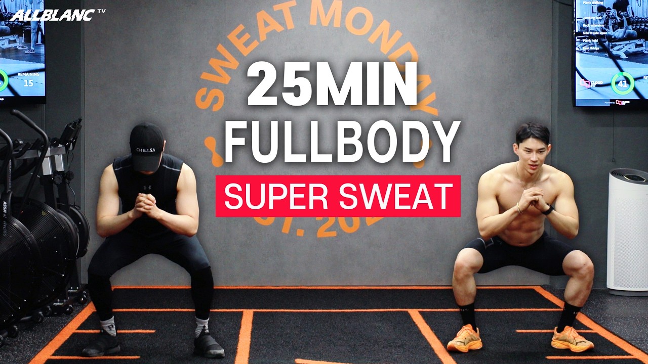 Burn Fat in 25 Minutes🔥 Full Body Home Workout | 25분 전신 맨몸 홈트 체중 감량