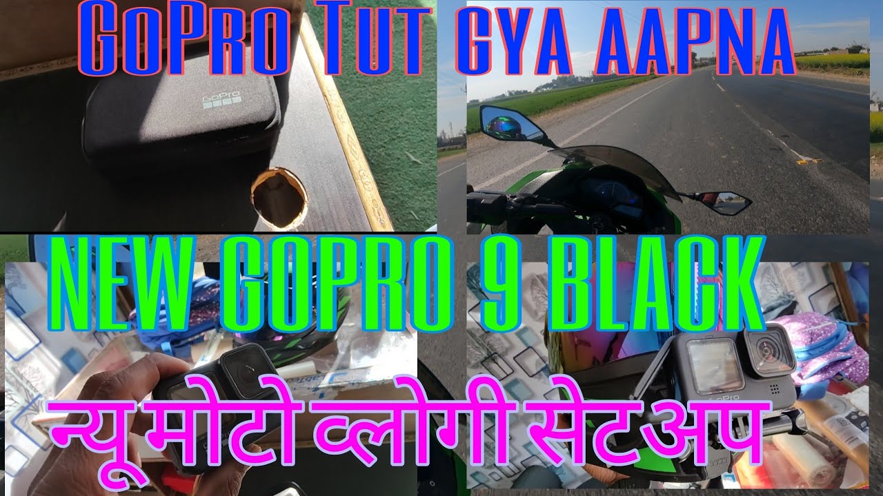 New Moto Vlogi Setup || GoPro Helmet Setup || @SurajVerma13