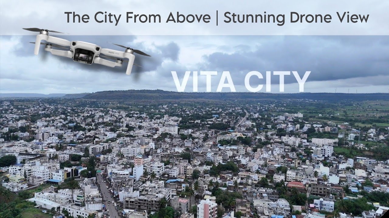 VITA CITY DRONE VIEW | VITA, KHANAPUR, SANGLI | #drone  #droneview #vita #VITACITY 