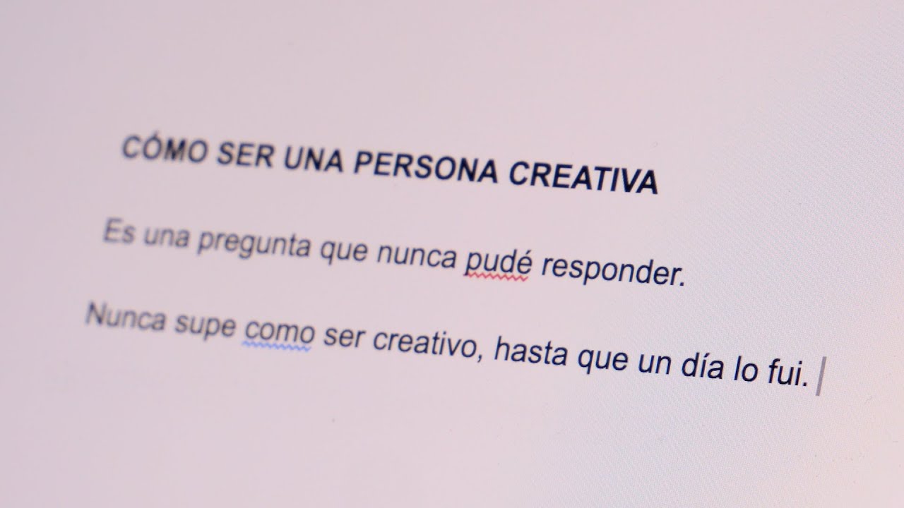 así me convertí en alguien creativo después de 5 años intentándolo