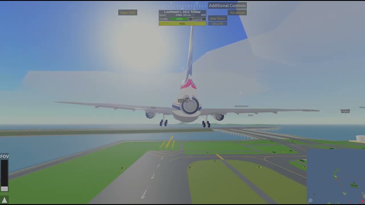 Just a flight no landing