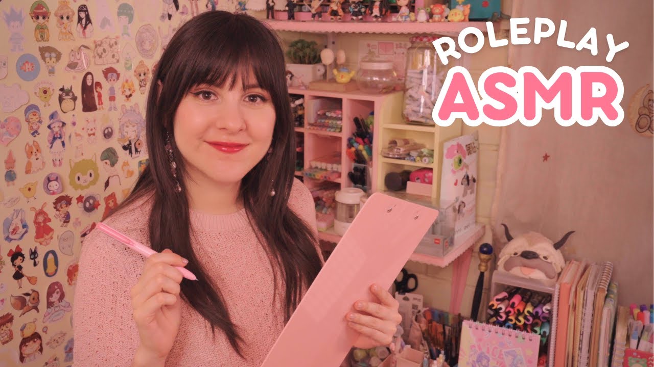 ¡Bienvenidos a mi TIENDA de PAPELERÍA! 📔 ASMR roleplay vendedora (Soft spoken)