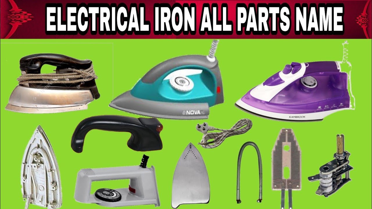 Introduction of the internal parts of  ordinary iron,automatic iron ,steam |iron parts name in hindi