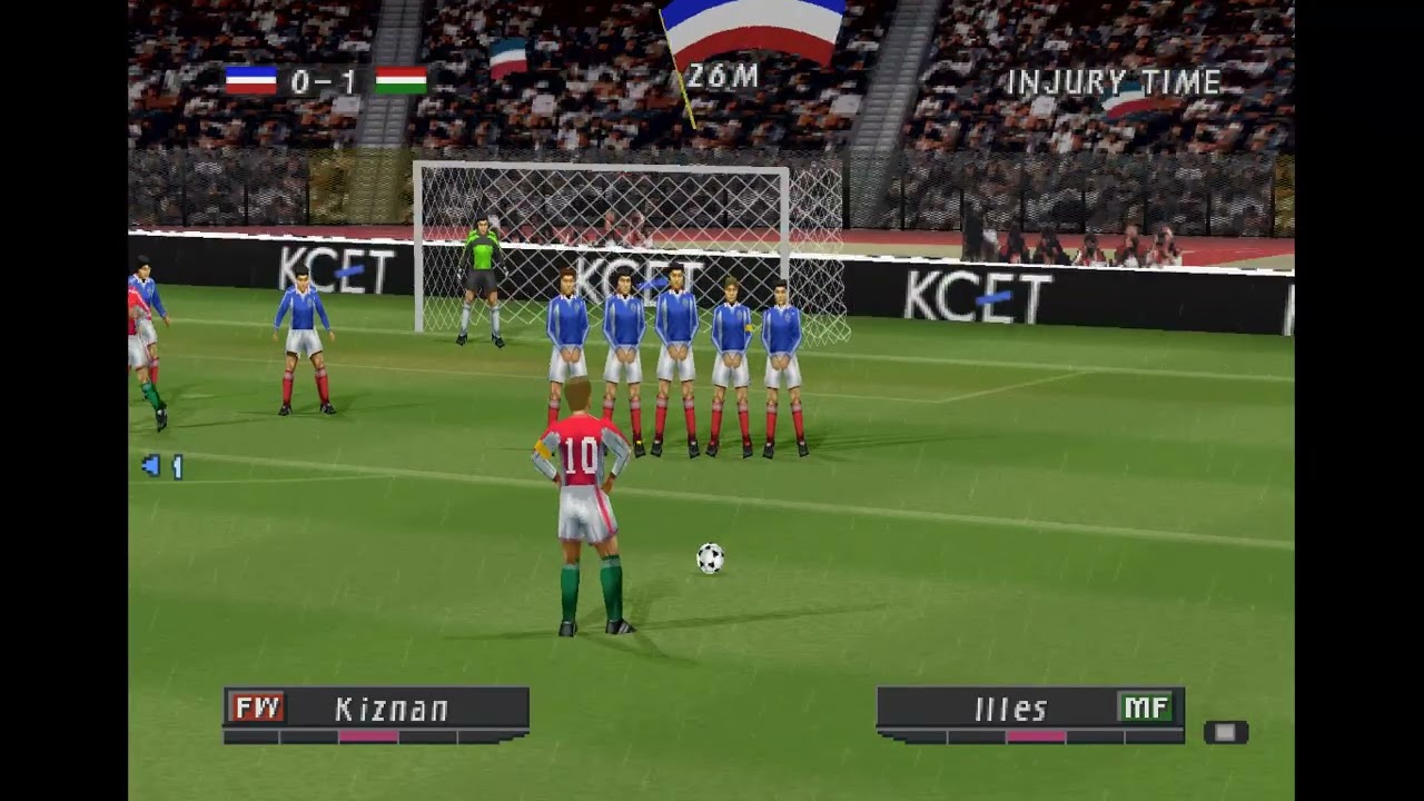 ISS Pro Evolution 2 | PlayStation/PS1 | Yugoslavia vs Hungary