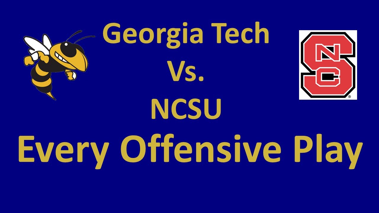 Georgia Tech vs NCSU 2014: Every Offensive Play