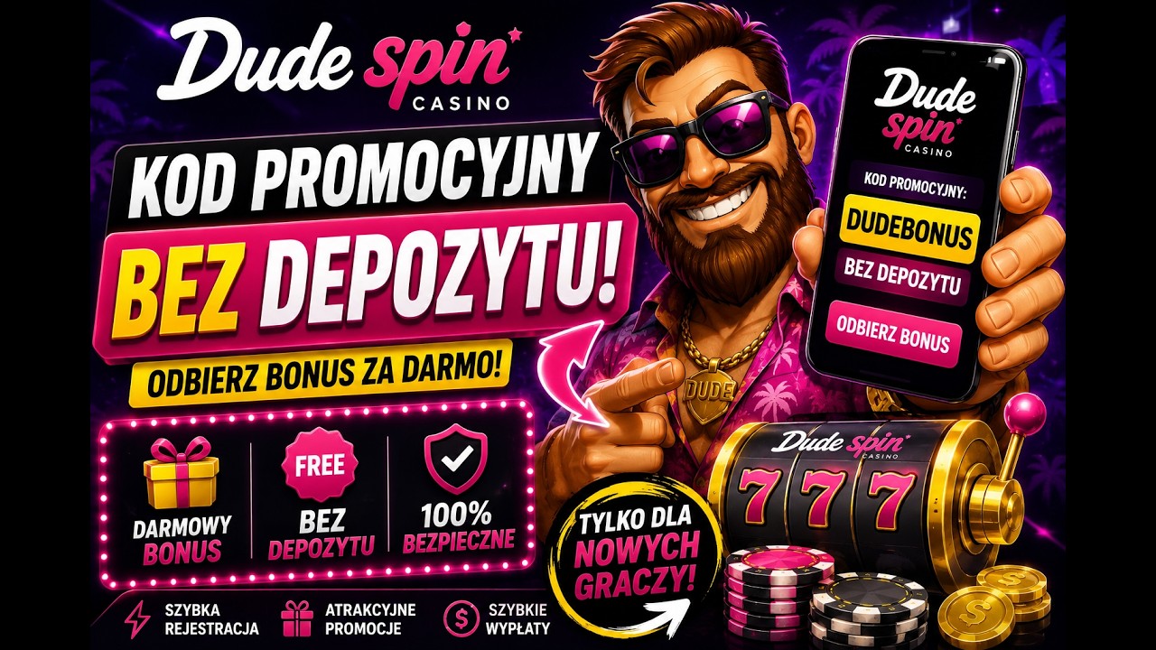 Dude Spin Kod Promocyjny Bez Depozytu &ndash; Jak Odebrać Bonus? 🎰 Aktualna Instrukcja 2026