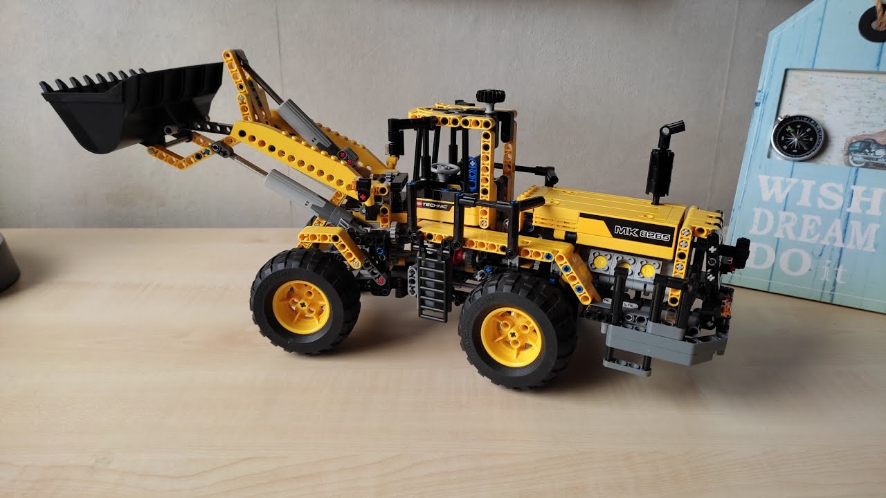 Lego Technic 8265 Bagger Frontlader Funktionstest