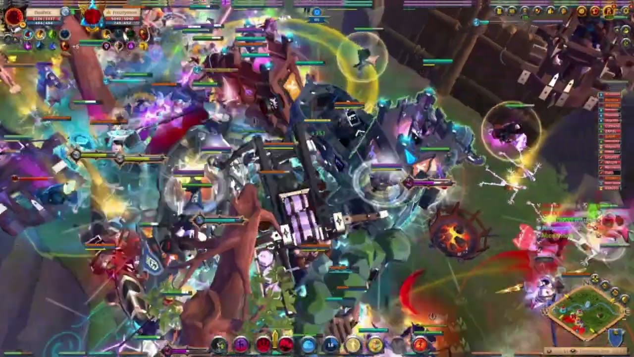 Upside + Ali vs IFURES + ZEIT - Defensa de Terry - Pov Shadow Caller - Albion Online