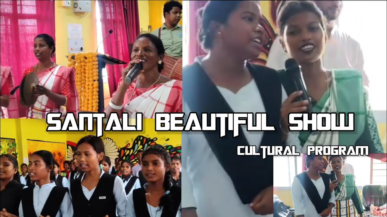 New santali cultural video || College campaign students group ||beautiful program by college student