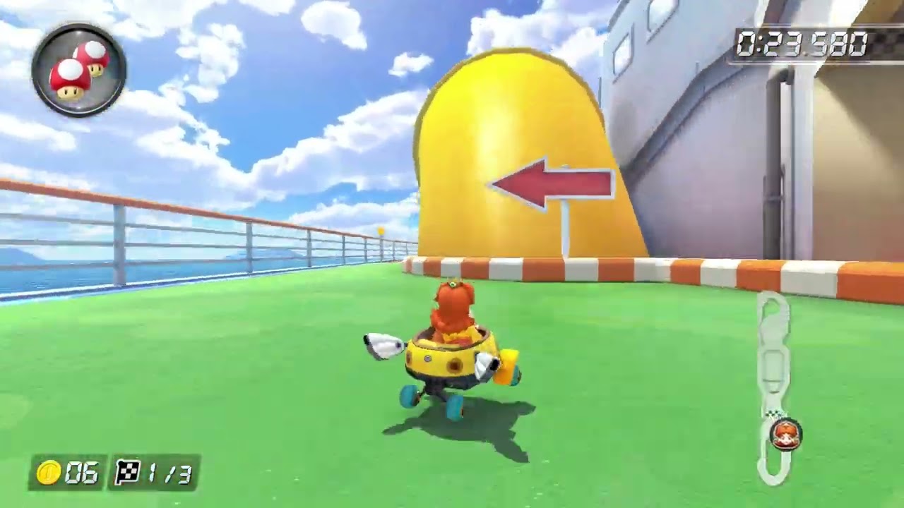 GCN Daisy Cruiser [150cc] - 1:34.184 - Army (Mario Kart 8 Deluxe World Record)