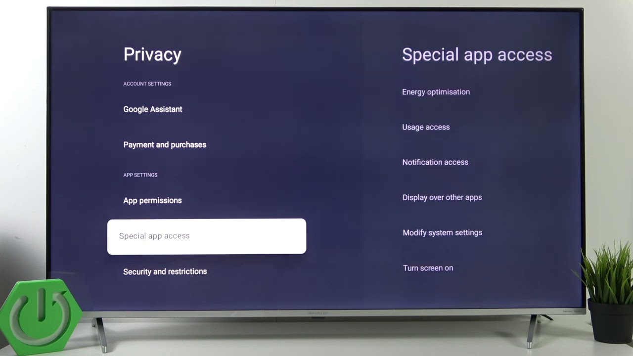SHARP QLED 2025 &ndash; How to Check Energy Optimization Settings
