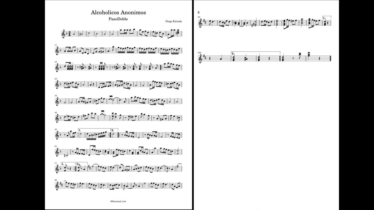 Alcohólicos anónimos - Paso doble 