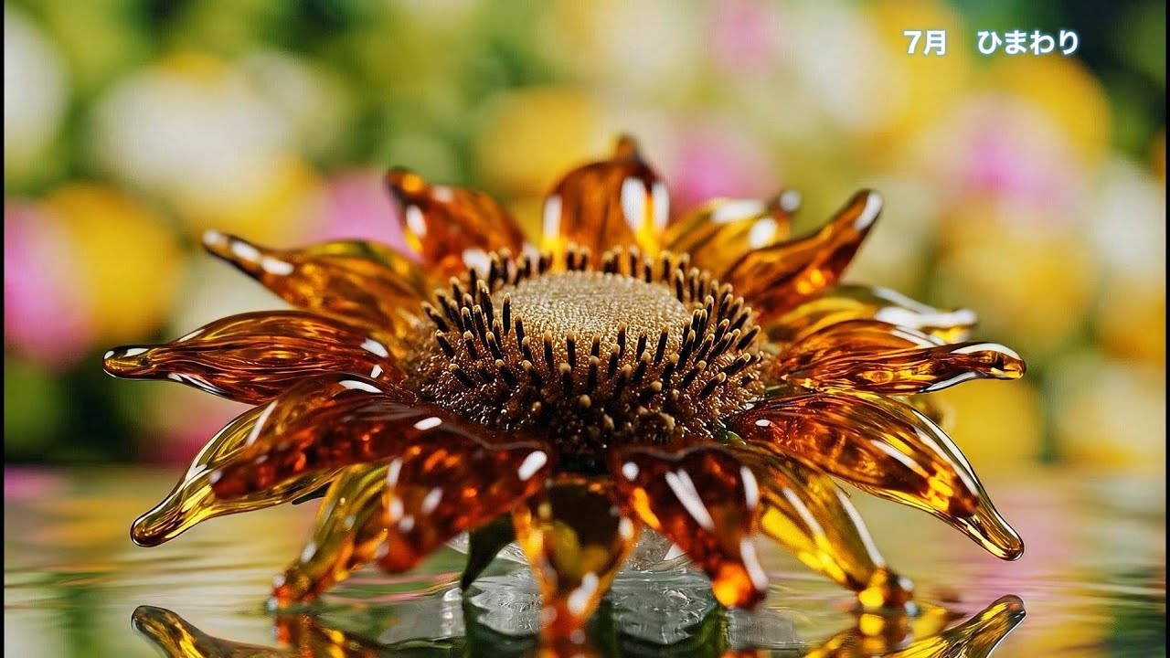 【ASMR】12ヶ月のガラスフラワー、どの月が好き？12 Months of Glass Flowers — Which One Is Yours?