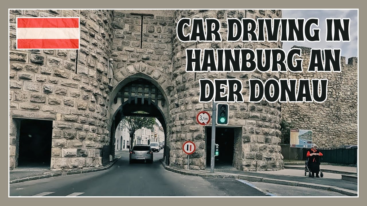 Car Driving in Hainburg an der Donau, Austria - Summer 2024 🚗 🇦🇹