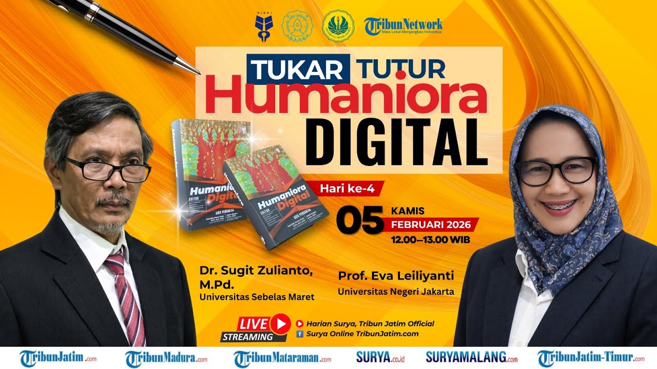 🔴TUKAR TUTUR Humaniora Digital - hari empat