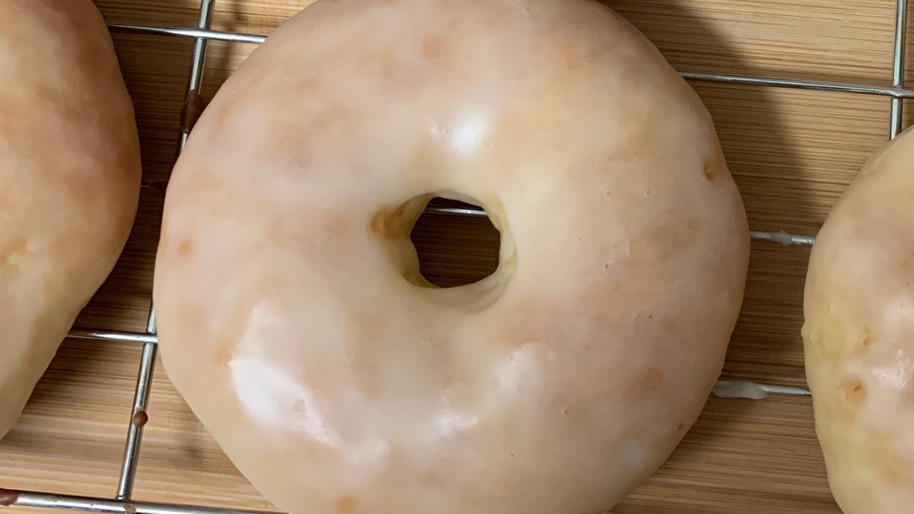 Baked Donuts (Not Fried) | Soft & Puffed GLAZED DONUTS | No Knead Donuts (Baked Not Fried)