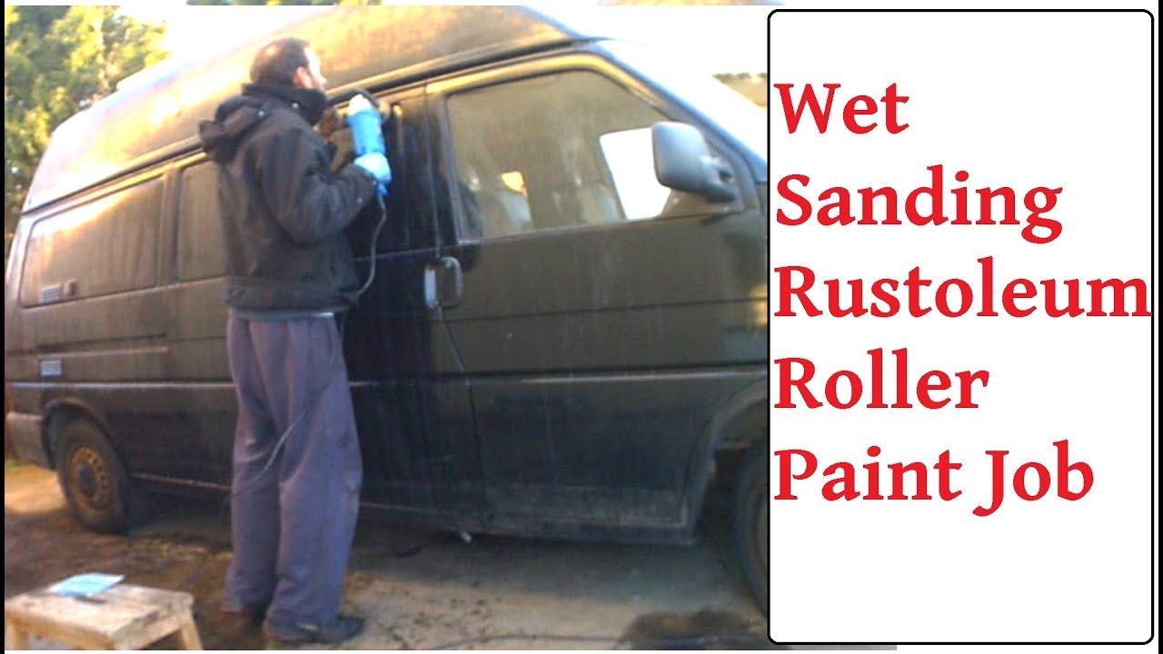 Wet Sanding Rust-Oleum Roller Paint Job