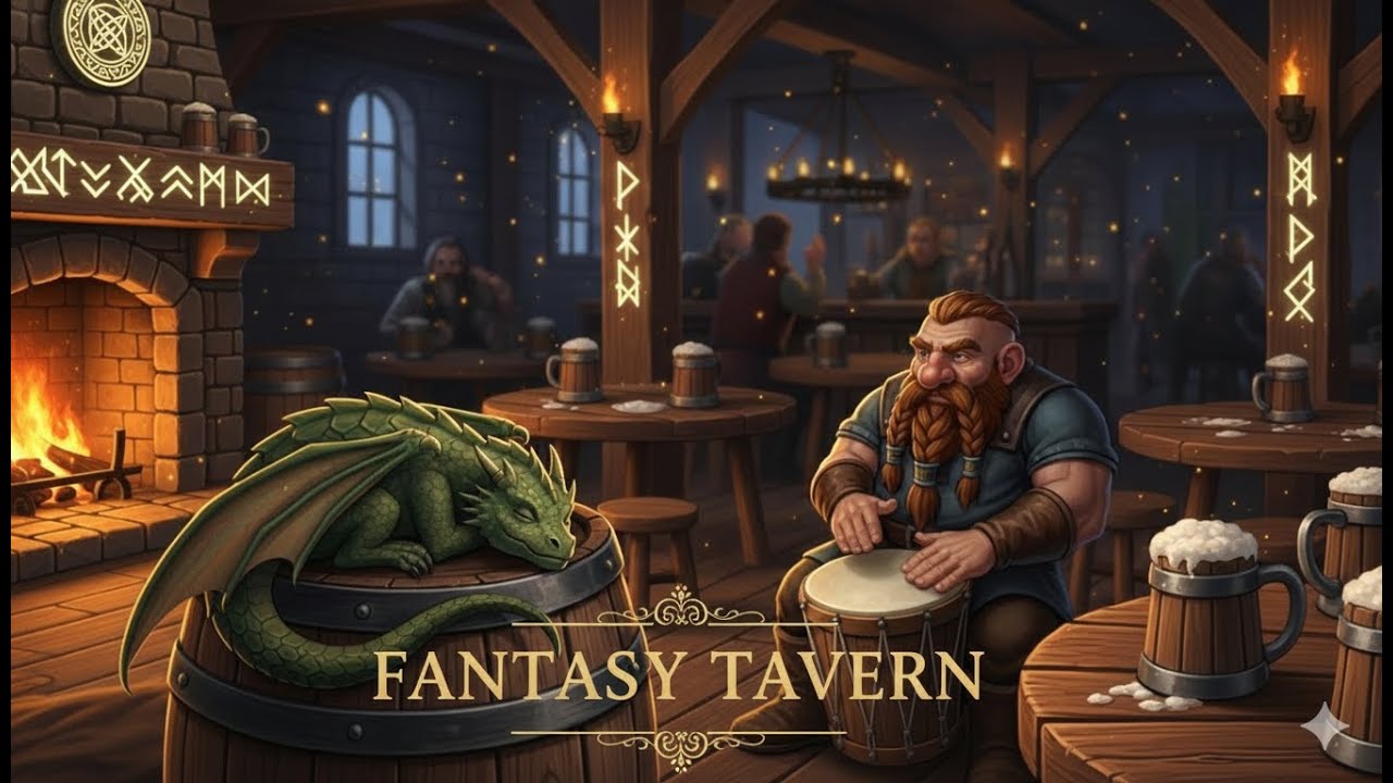 D&D Cozy Tavern – Music for Relaxing Adventures