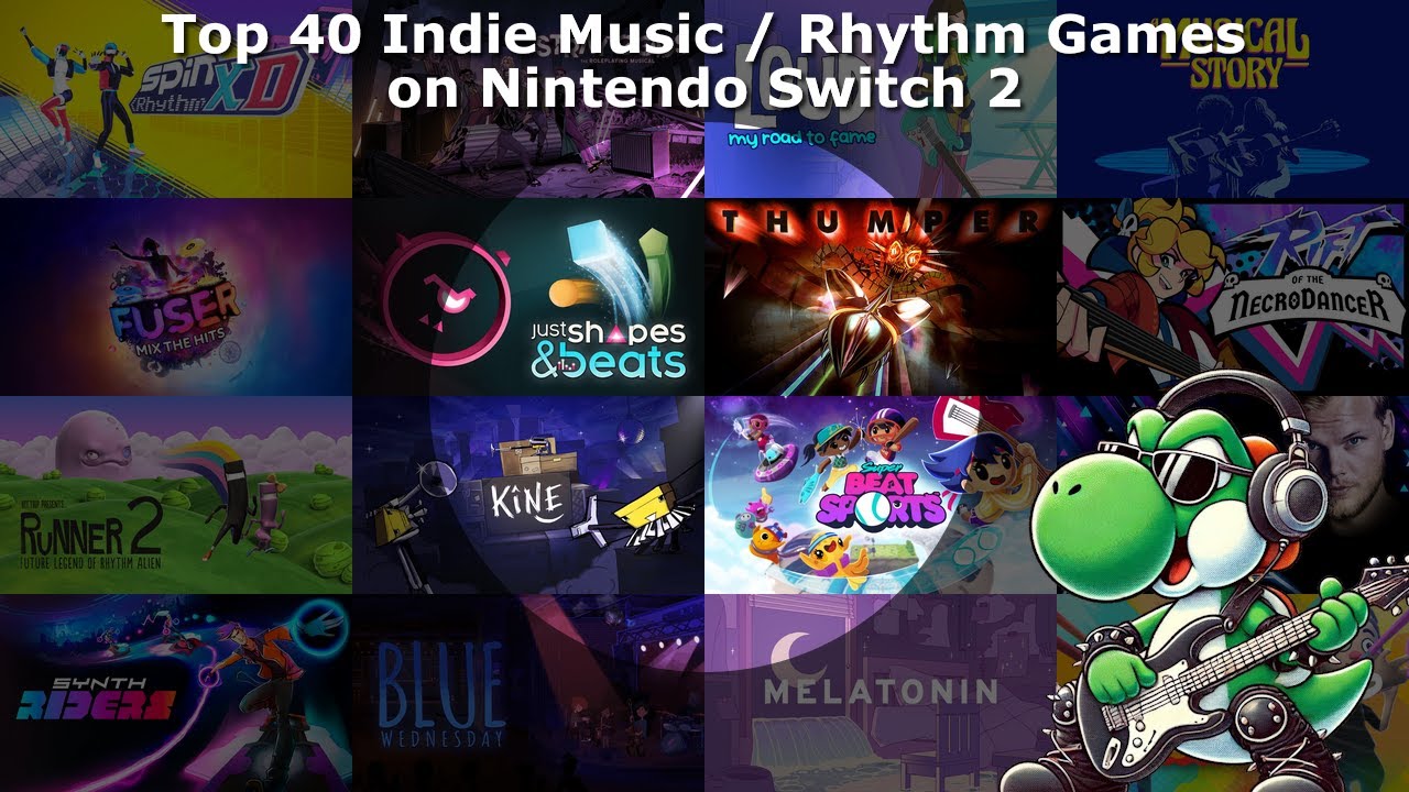 Top 40 Indie Music / Rhythm Games on Nintendo Switch and Nintendo Switch 2 [1/14/26 Edition]