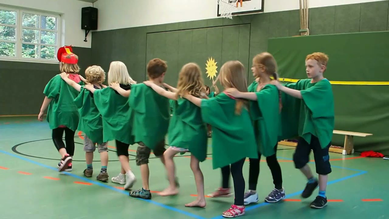 Die Raupe Nimmersatt als Bewegungsspiel