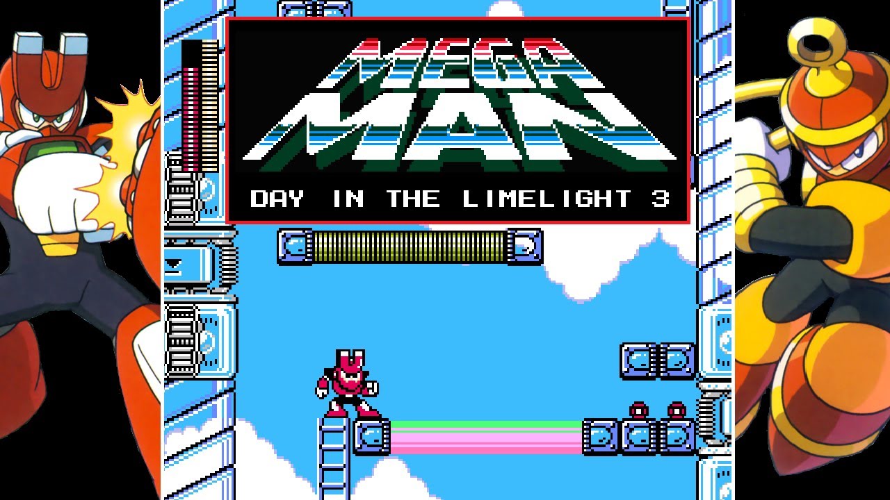 MegaMan Day In The Limelight 3 v2.1 #2 MagnetMan vs RingMan