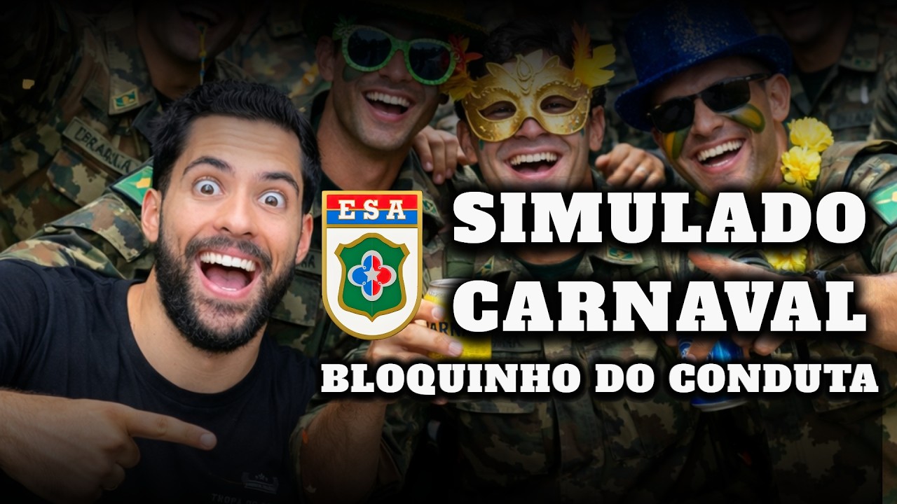 Simulado para ESA - 01 (Simulado de Carnaval)