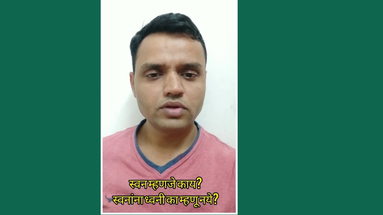 स्वन म्हणजे काय? स्वनांना ध्वनी का म्हणू नये?- डॉ. राहूल पाटील