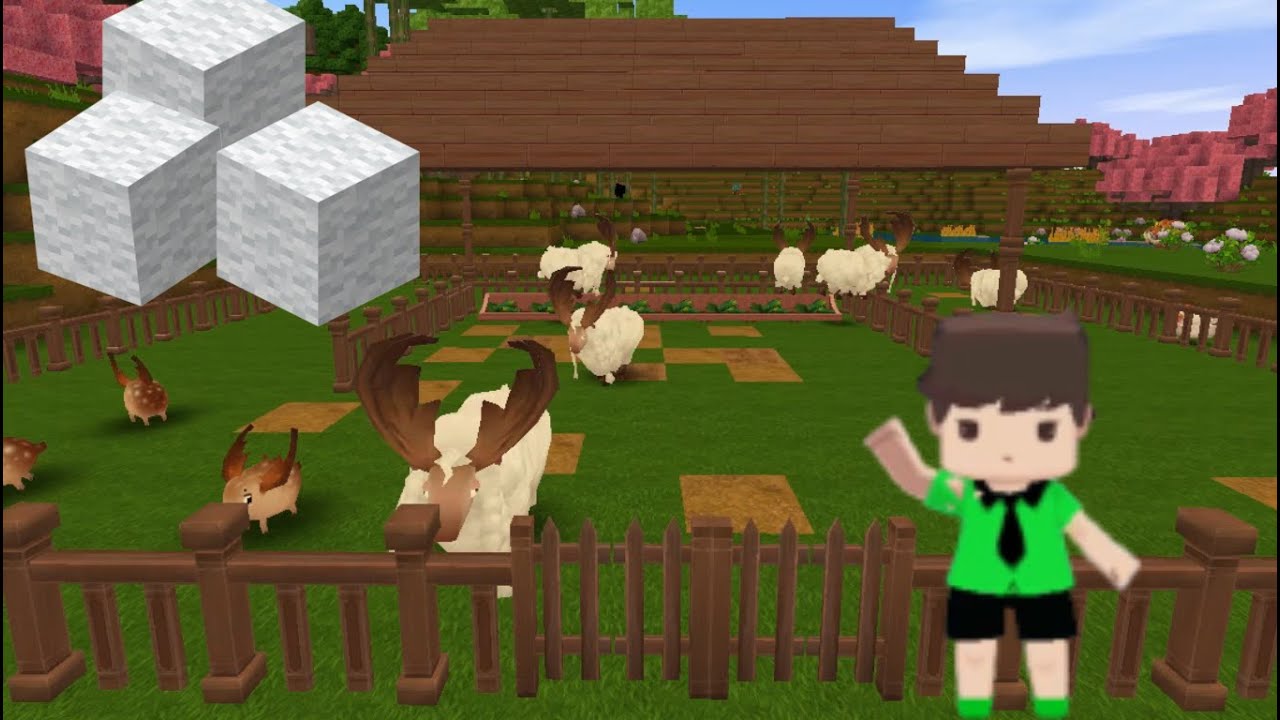 Fiz um Cercado para as Minhas Ovelhas | Mini World Creation
