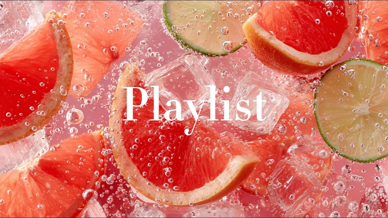 얼음 위로 터지는 핑크빛 청량 Chill Pop 🍊🧊 | 카페 · 작업 · 공부 · 노동요 · 그냥 틀어두기 좋은 플리
