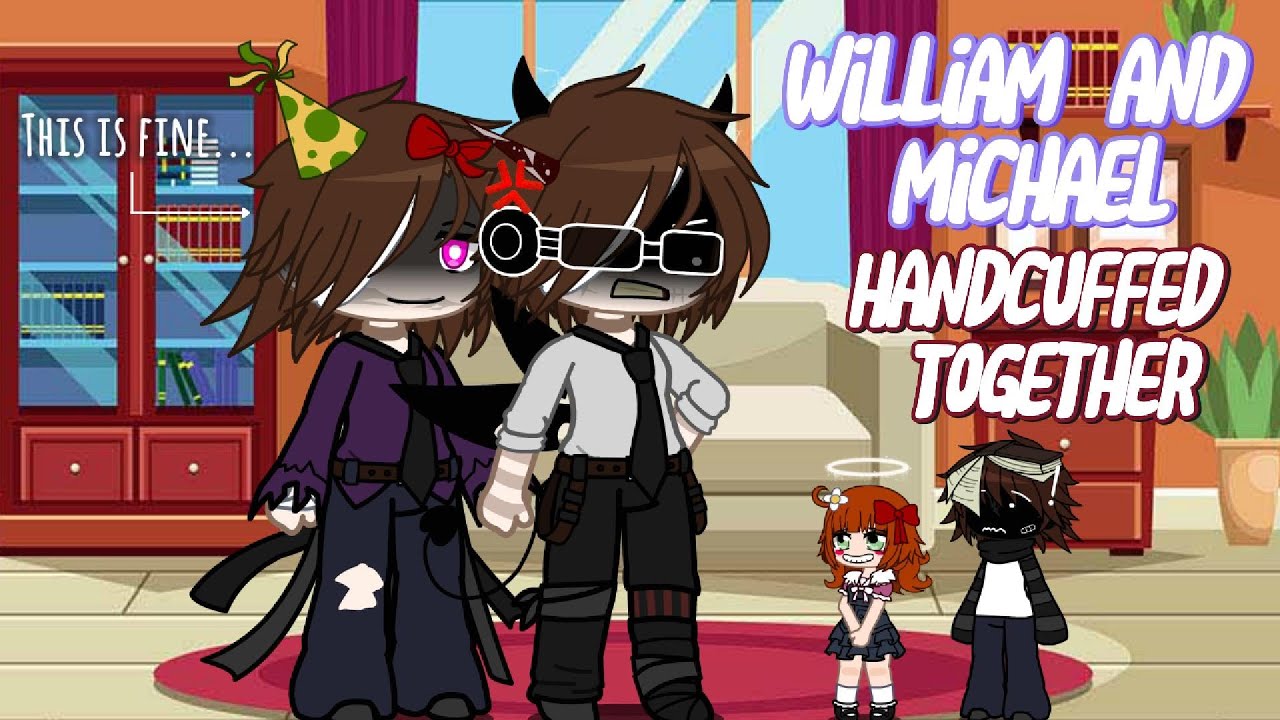 William and Michael Handcuffed Together