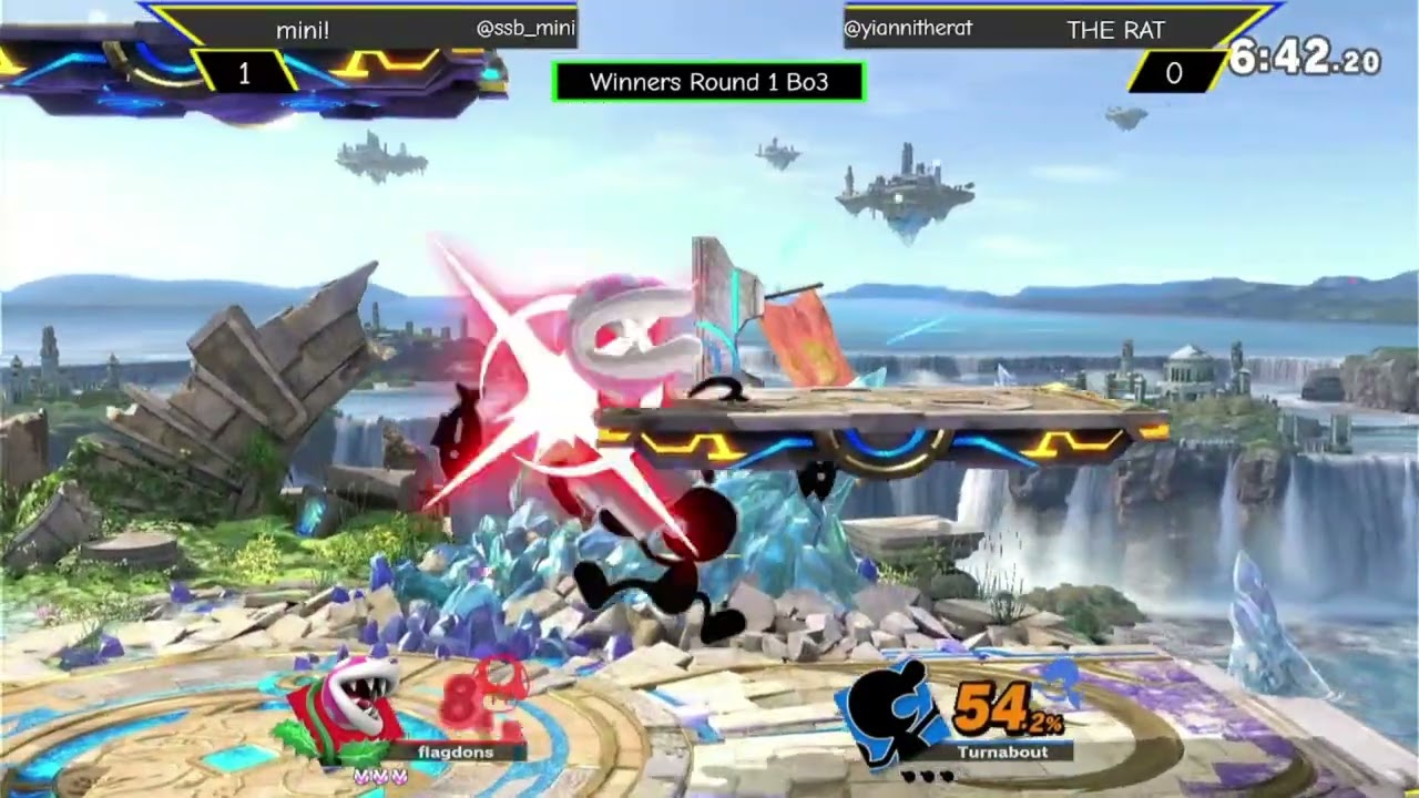 mini! (Piranha Plant) vs THE RAT (Mr Game and Watch) - Shopping Spree 2 [Losers Round 1]