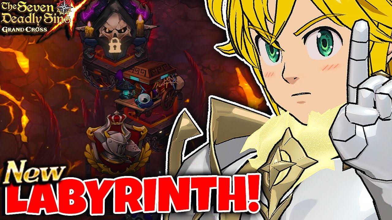 NEW LABYRINTH ALL MAIN BOSSES RUN! | Seven Deadly Sins: Grand Cross