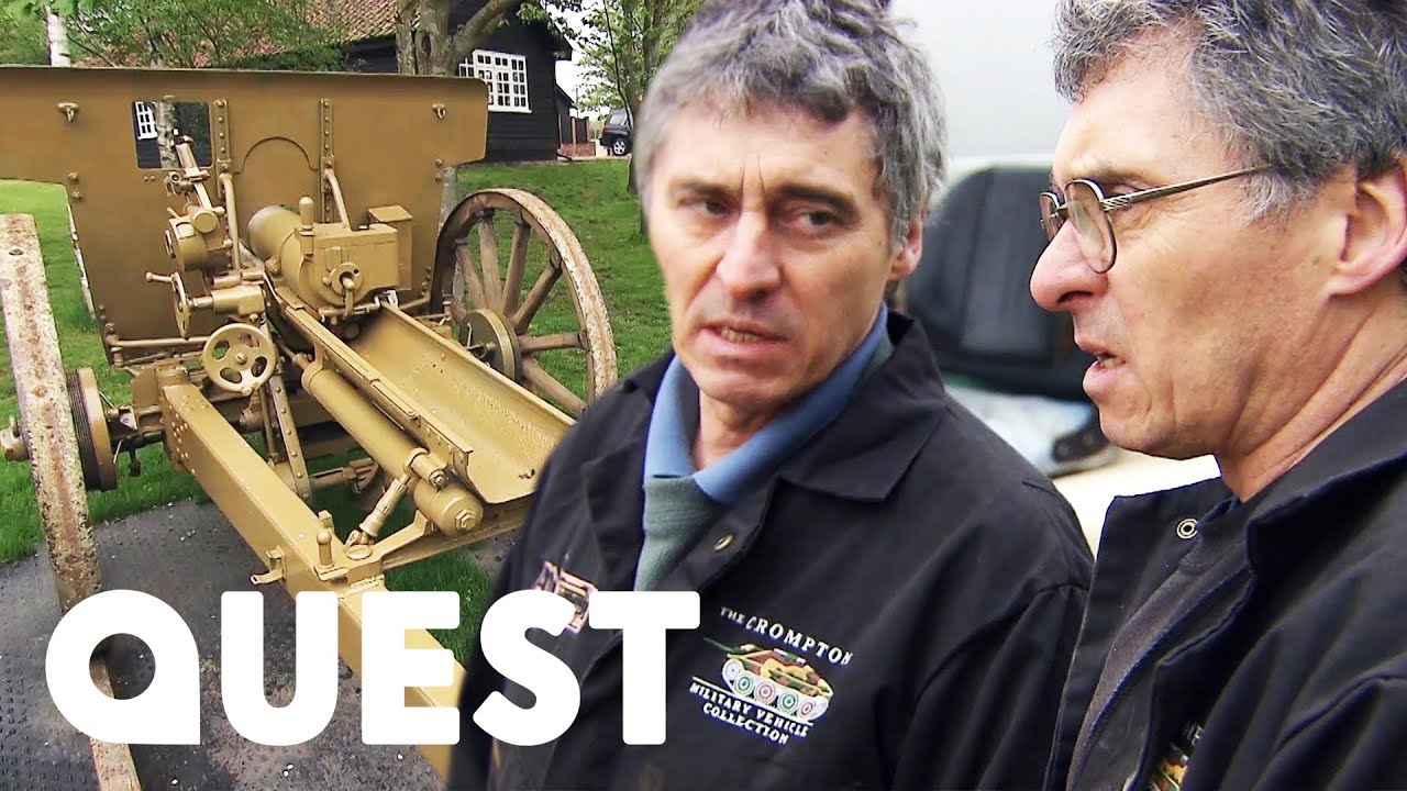 The Twins Repair Super Rare 1930s Japanese Howitzer Gun | Combat Dealers