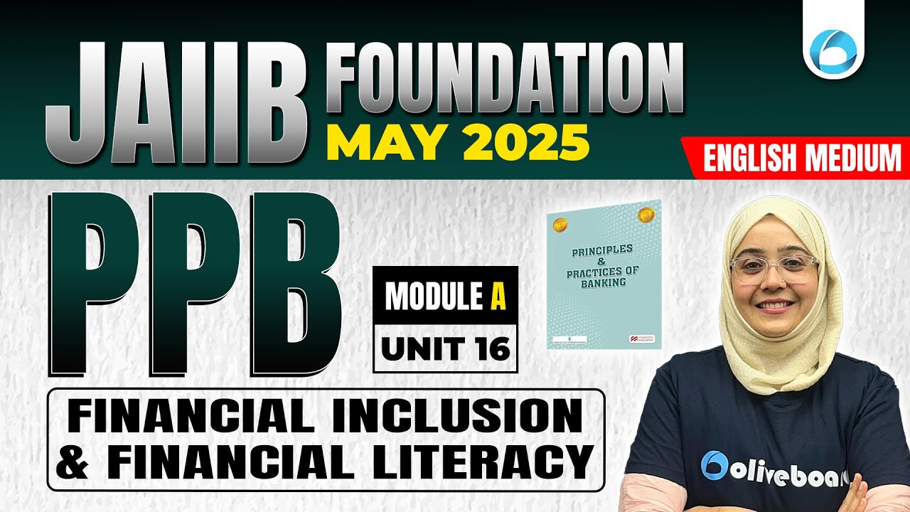 JAIIB May 2025 | JAIIB PPB Module A Unit 16 | JAIIB English Medium | JAIIB Exam Preparation 2025