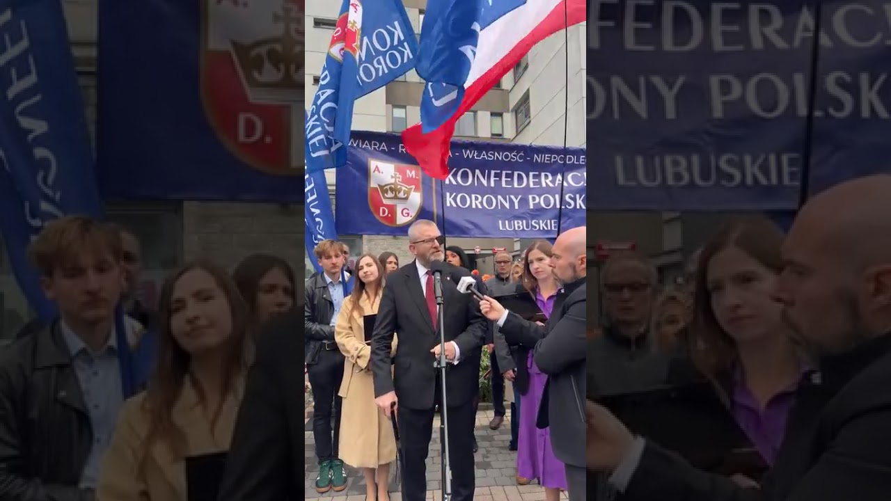 XIII ROZPRAWA GRZEGORZA BRAUNA - RELACJA PRZED SĄDEM.
