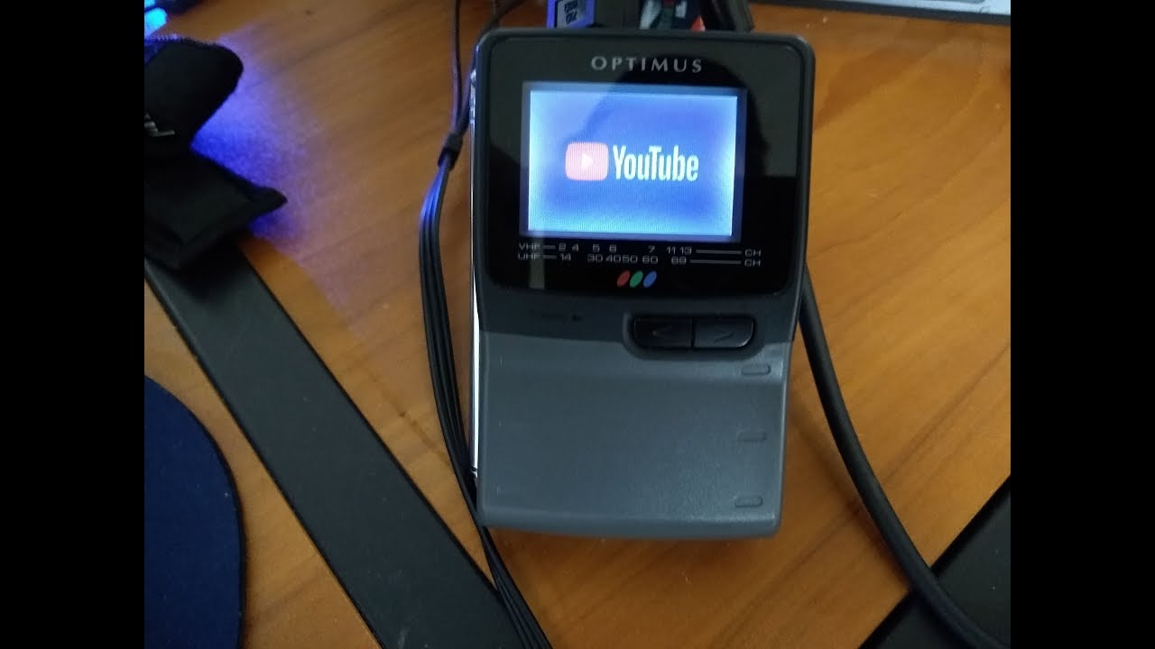 YouTube & More on a '90s Handheld TV