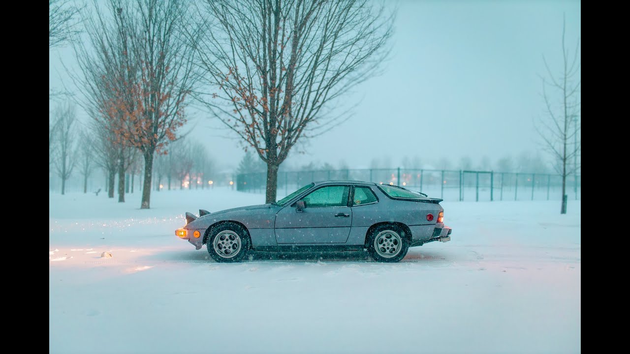 4k pov | driving a 1987 porsche 924s in a blizzard in Canada | pov mini-series