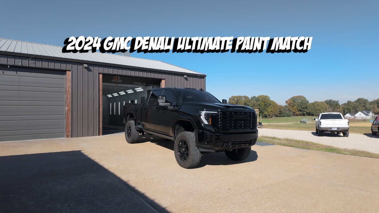 2024 GMC Denali Ultimate Paint Match Chrome & Vador Chrome Delete