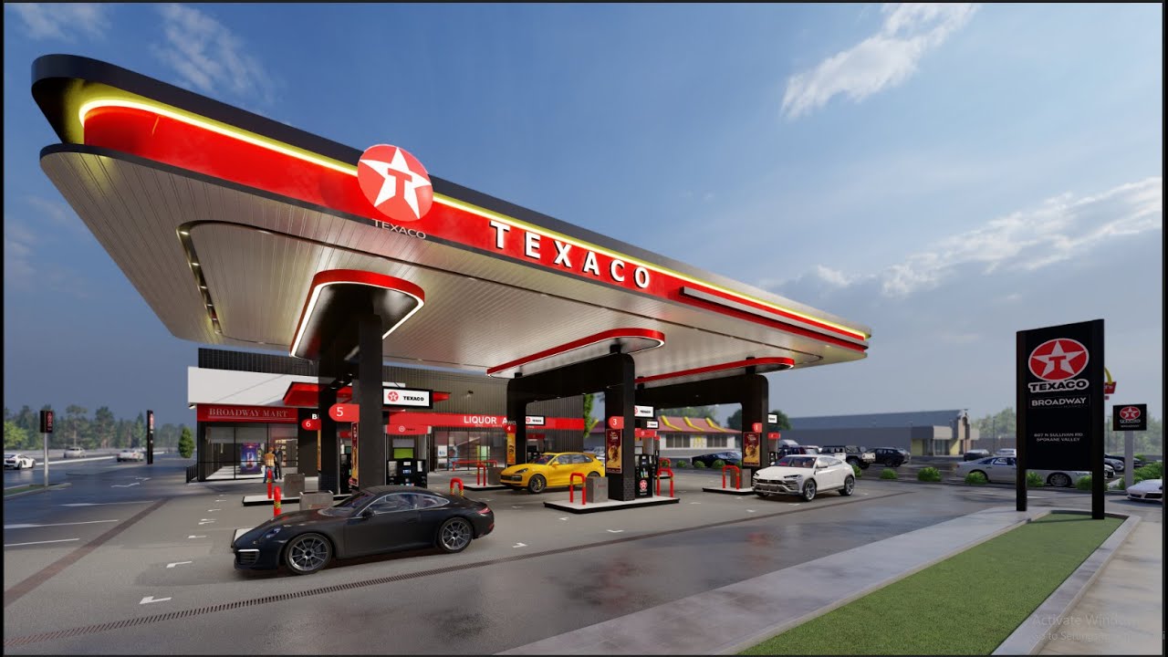 GAS STATION &bull; LUMION RENDERING &bull; LANDSCAPE DESIGN &bull; ARCHITECTURE DESIGN &bull; NVL ARCHITECTS