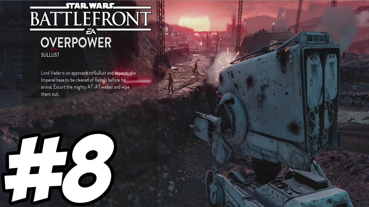 Star Wars Battlefront - Missions Gameplay Walkthrough Part 8 - Overpower Sullust [ 60fps HD ]