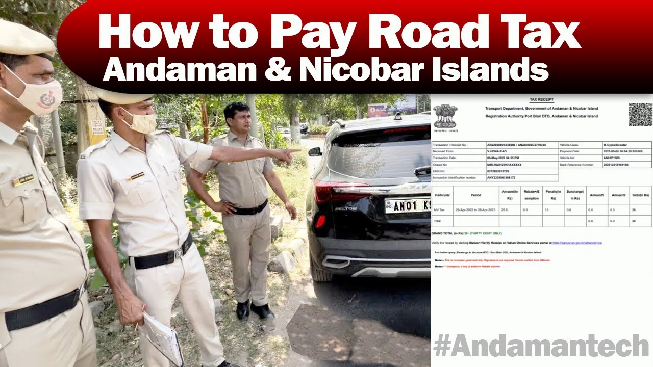 Andaman Road Tax Online Payment - vehicle registration authority @andamanTech