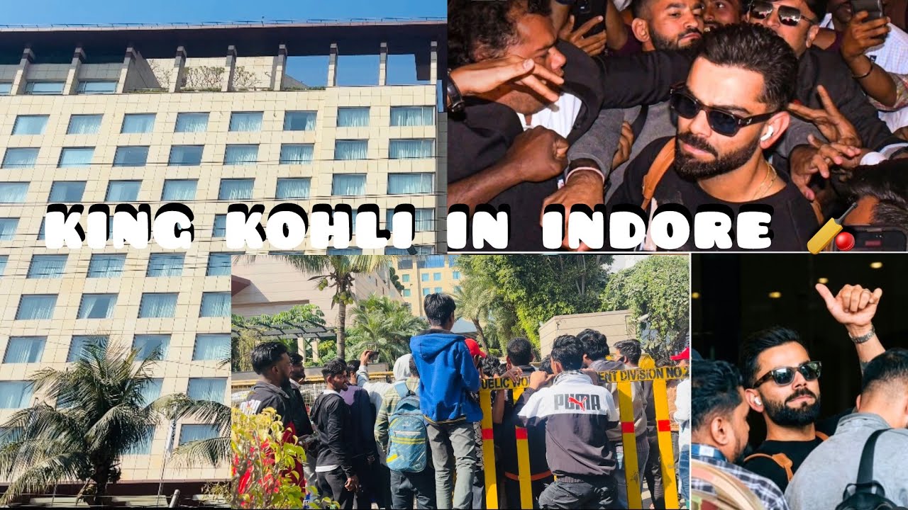 Indore Me KING KOHLI Ko Dekh Liya 😍🔥 | Crowd Gone Crazy @Mukullvlogs #indore #viratkohli #dailyvlog 