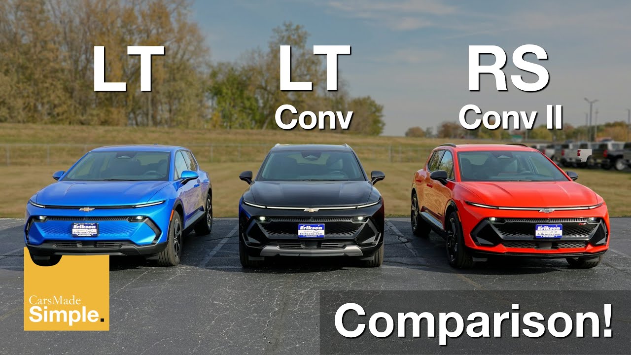 2025 Chevy Equinox EV LT vs LT Convenience vs RS Convenience II | Trim Comparison!