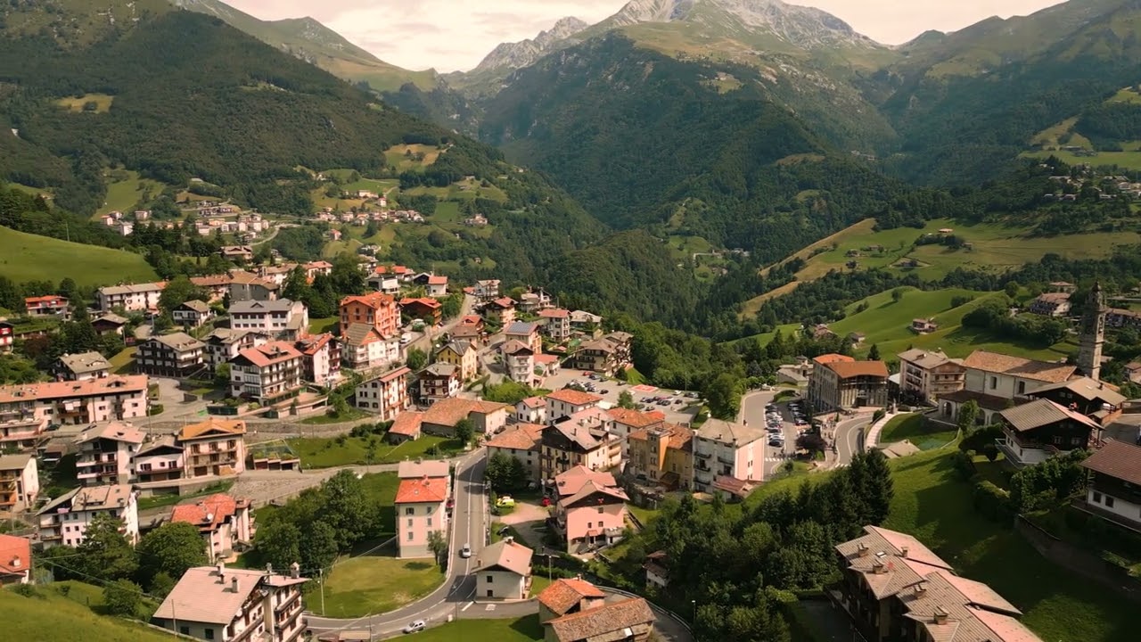 Oltre il Colle, Italian Alps, Italy - 4k Drone Footage