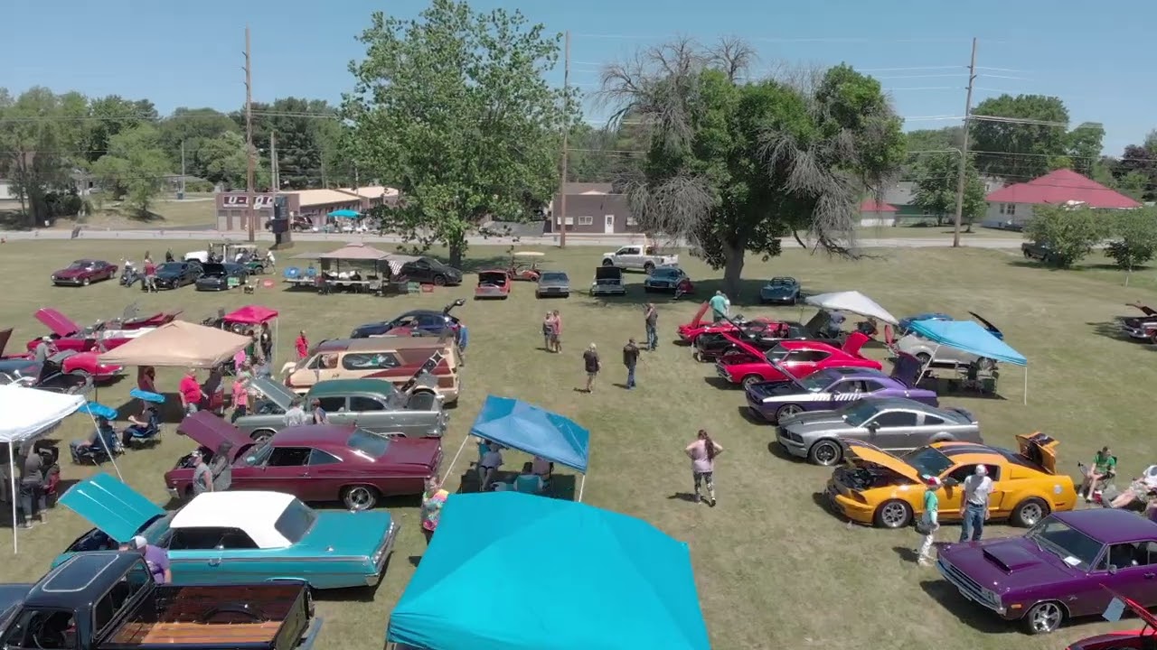 2022 Mint Festival Car Show drone footage