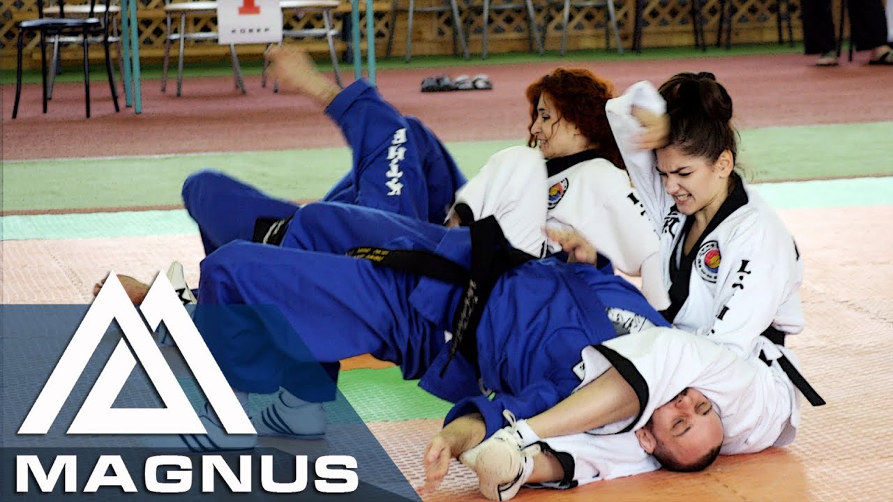 HAPKIDO MAGNUS LIPETSK - Women self defense demo. ХАПКИДО МАГНУС  Марина Знова - Светлана Леденева !