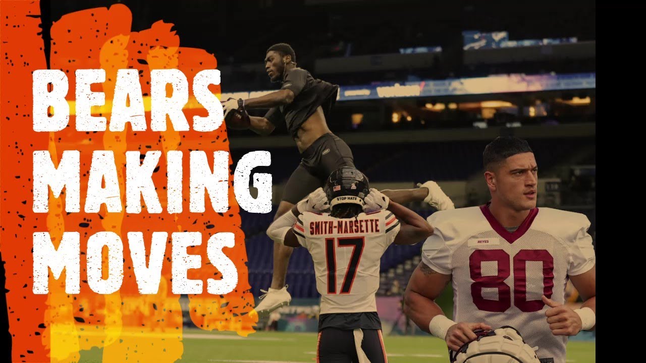 Chicago Bears Roster Moves || ISM Cut and Practice Squad Moves